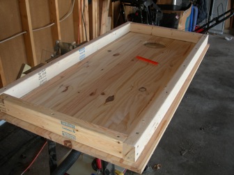 Build the Frame — step 2 of building DIY cornhole / bean bag toss boards