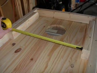 Build the Frame — step 2 of building DIY cornhole / bean bag toss boards